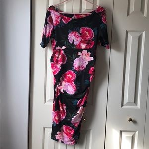 ASOS maternity Bardot dress with half sleeve